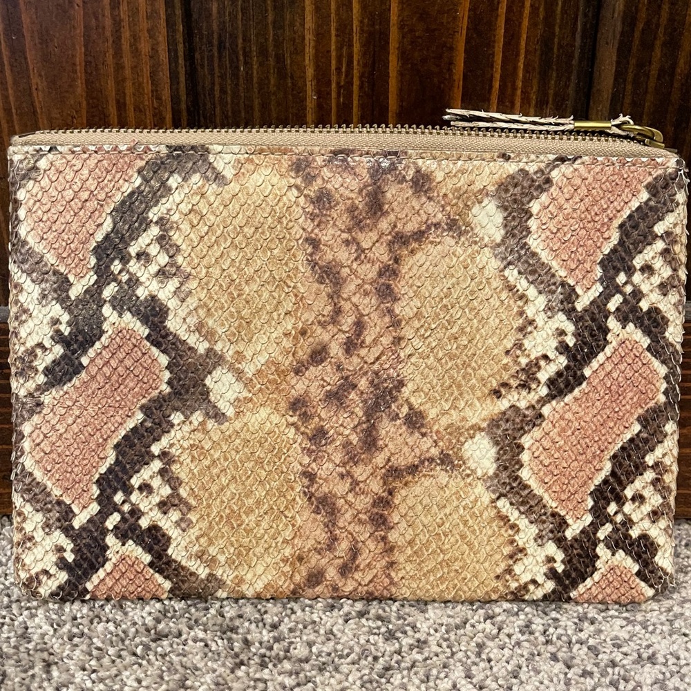 Madewell Python Pouch Wallet - image 1